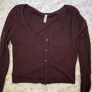 Aritzia Sunday Best Long Sleeve Holly Top Size M